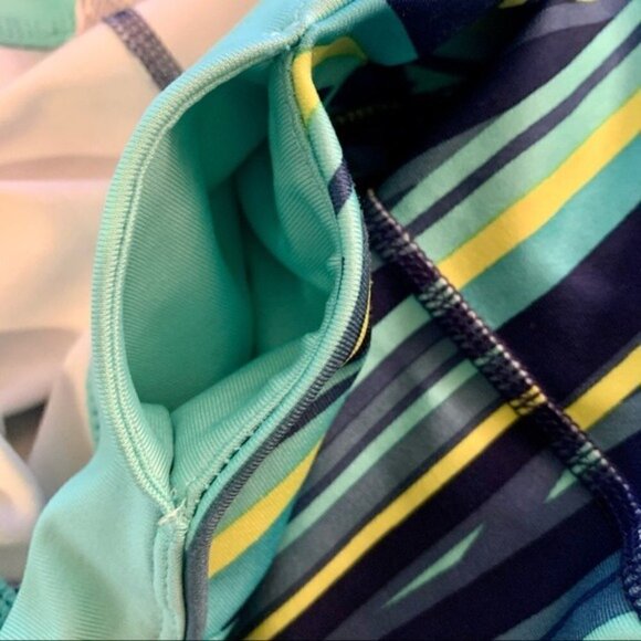 Everlast Striped Neon Workout Leggings Women’s Size Medium - Picture 6 of 8